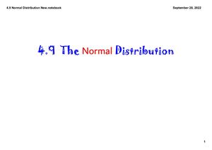 4.9  Normal Distribution Z Code