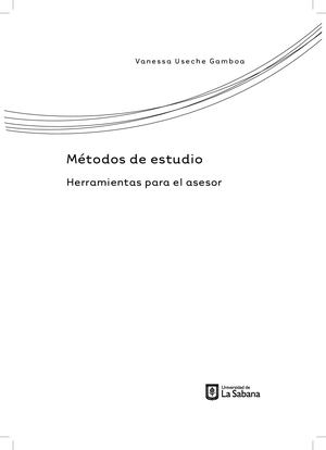 MÉTODOS DE ESTUDIO