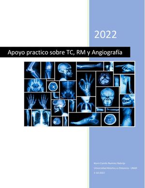 Apoyo practico sobre TC, RM y Angiografía