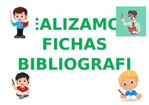 Realizamos Fichas Bibliograficas Estilo Apa