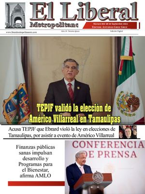 Liberal Metropolitano 28 29 Septiembre 2022 Numero 831 Tercera Epoca