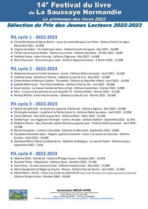 Calaméo - Sélections Du Prix Des Jeunes Lecteurs 2023 V3
