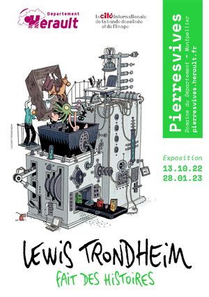 Exposition Lewis Trondheim fait des histoires