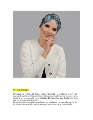 Maquillaje Oncológico