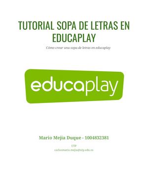 Tutorial Educaplay