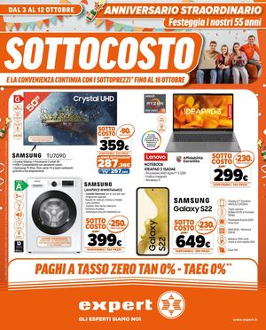 Volantino Expert Sottocosto valido dal 3 al 16 Ottobre 2022