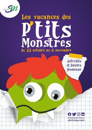 Programme Les vacances des p'tits monstres automne 2022