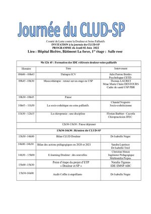 Réunion du CLUD-SP | 02 06 2022 - OJD