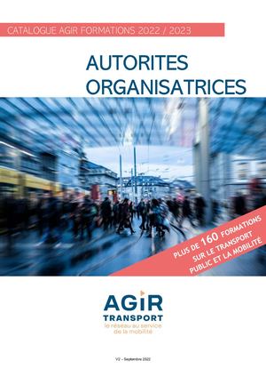 Catalogue Formations AGIR 2022 - AUTORITES ORGANISATRICES
