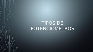 Tipos De Potenciometros