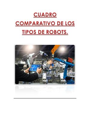 Cuadro Comparativo De Los Tipos De Robots