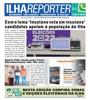 Jornal Ilha Reporter setembro
