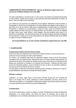 Comentario Resuelto Obispo Adalberón 1