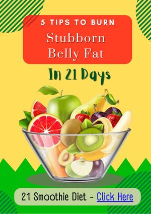 5 Tips To Burn Stubborn Belly Fat E Book