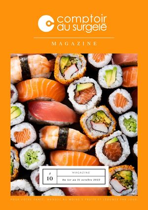 (COMPTOIR DU SURGELE) Sélection d'Octobre 2022