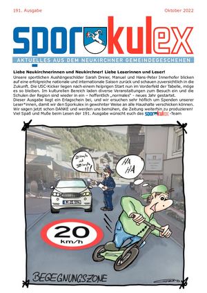 Sporkulex 191 Oktober 2022