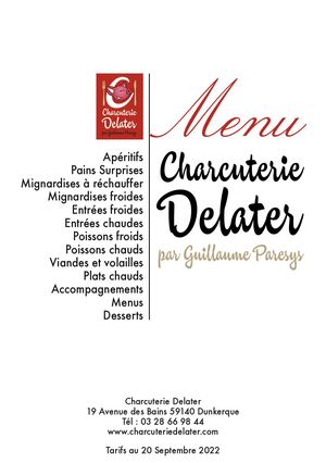 Menu Delater 2022