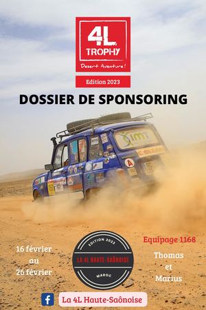Dossier Sponsoring 4l Trophy