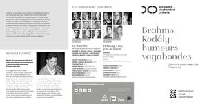 Programme de salle 8/10/2022 - Humeurs vagabondes