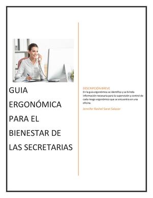 Guía ergonómica para el bienestar de las secretarias