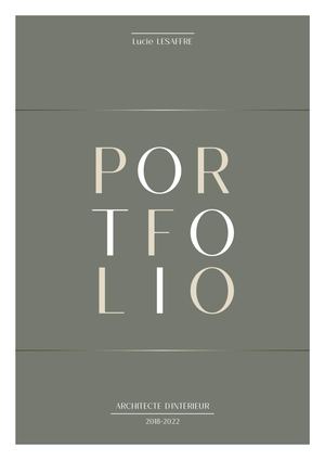 Portfolio Architecture d'intérieur