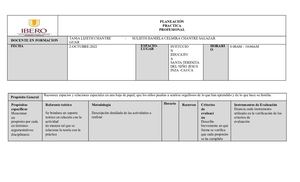 Planeacion Practica Icbf 2