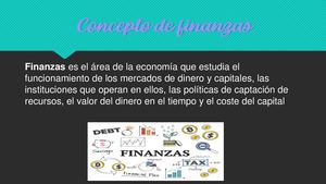 Concepto De Finanzas