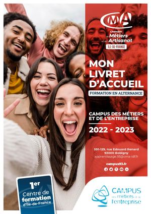 Livret D'accueil Campus des Métiers et de l'Entreprise