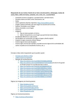 Maquetación De Una Revista Usando Word