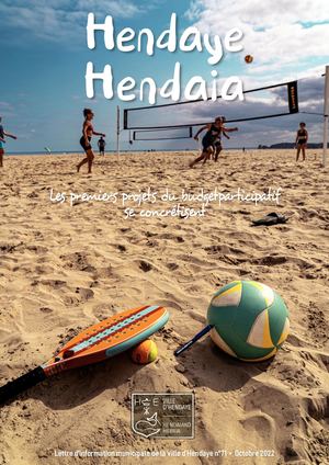 Lettre Municipale Hendaye Octobre 2022