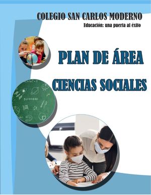 Plan De áRea De Sociales