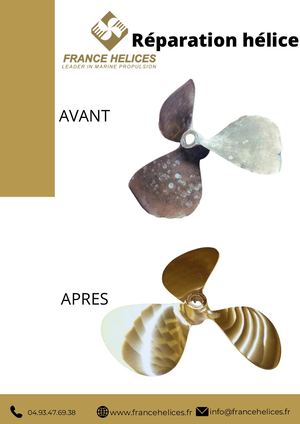 Reparation Helice 3 Pales Bronze