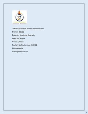 Corresponsal De Mecanet Cuarta Unidad Pdf