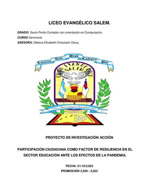 Investigación Acción