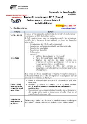 Seminario De Investigacion Pa3