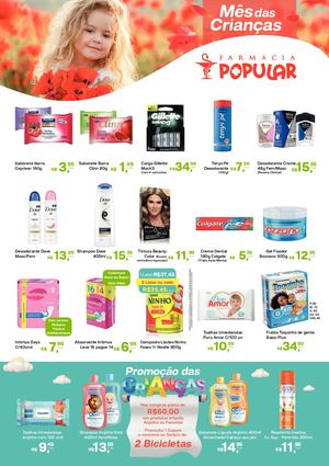Encarte de Ofertas Farmácias Popular - Outubro