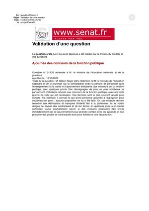 Ajournés Des Concours