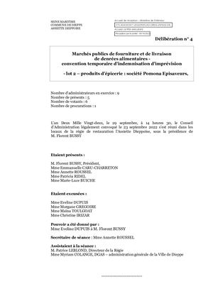 AD DB04- Conventions D'imprévision Pomona