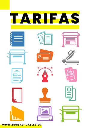 Libro Tarifas Copisteria Esp