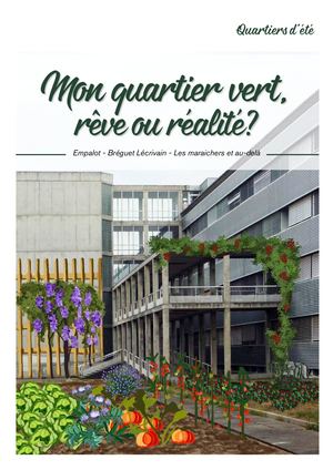 Brochure "mon quartier vert, rêve ou réalité "
