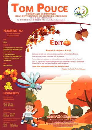 Tom Pouce Oct 2022 - CCPHD