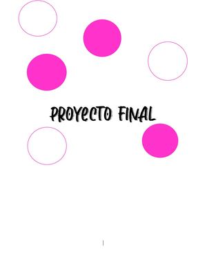 Proyecto Final