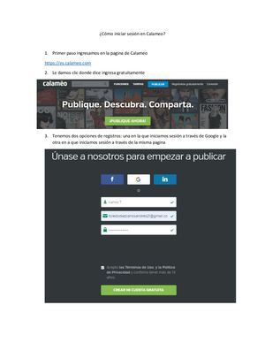 Cómo Iniciar Sesión En Calameo Carlos Andres Toledo Diaz 10 C