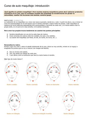 Estética, Curso De Auto Maquillaje