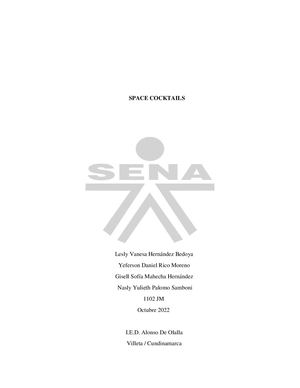Space Cocktails Sena