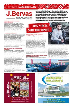 Interview Antoine Pelleau - Journal Officiel Stade Brestois 29