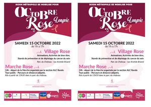 Flyers Octobre Rose 2022