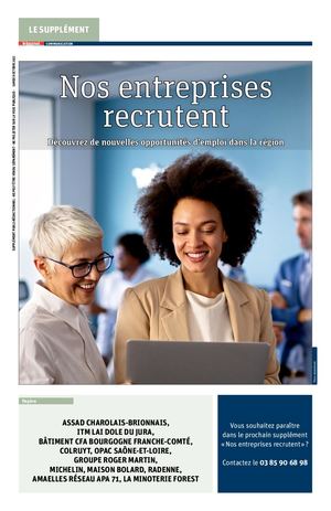 Nos entreprises recrutent [Saône-et-Loire) 08/10/2022