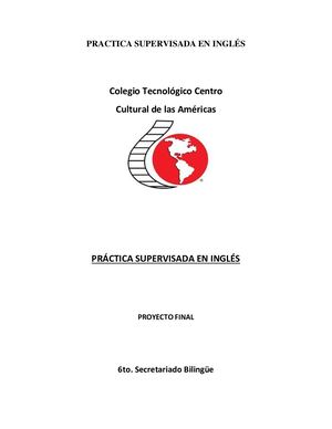 Proyecto Final Practica Supervisada en Inglés (fatima payes 6to. bilingue)