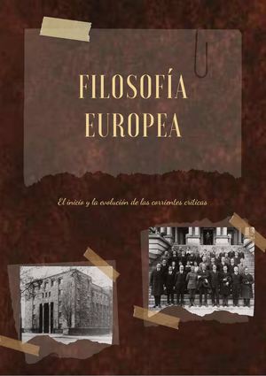 Filosofía Europea (4) Comprimido
